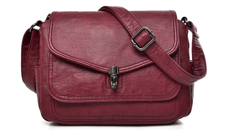 Mansoura | Elegante Leder Schultertasche”