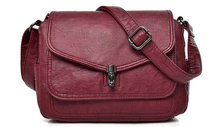 Mansoura | Elegante Leder Schultertasche”