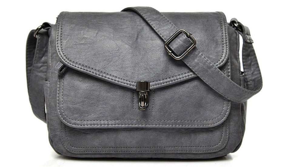 Mansoura | Elegante Leder Schultertasche”