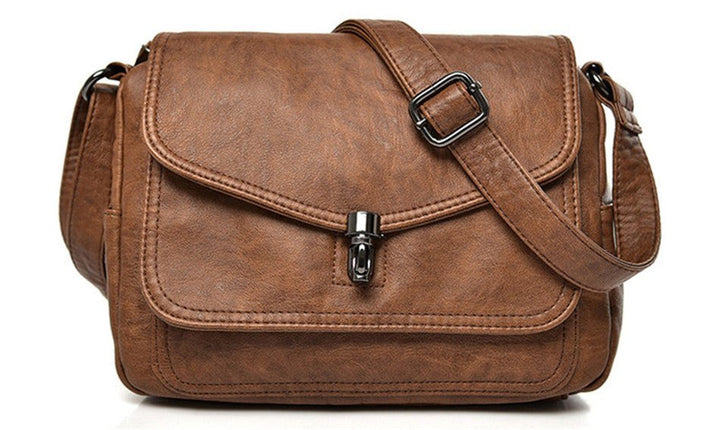 Mansoura | Elegante Leder Schultertasche”