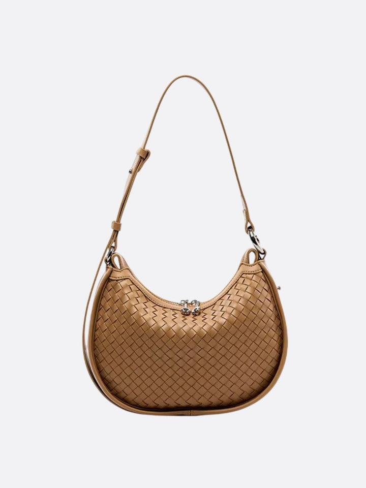 Ouidah | Gewebte Crescent Schultertasche