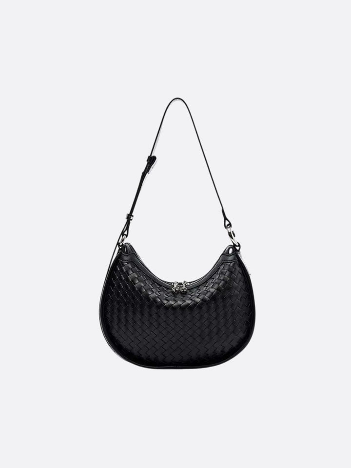 Ouidah | Gewebte Crescent Schultertasche