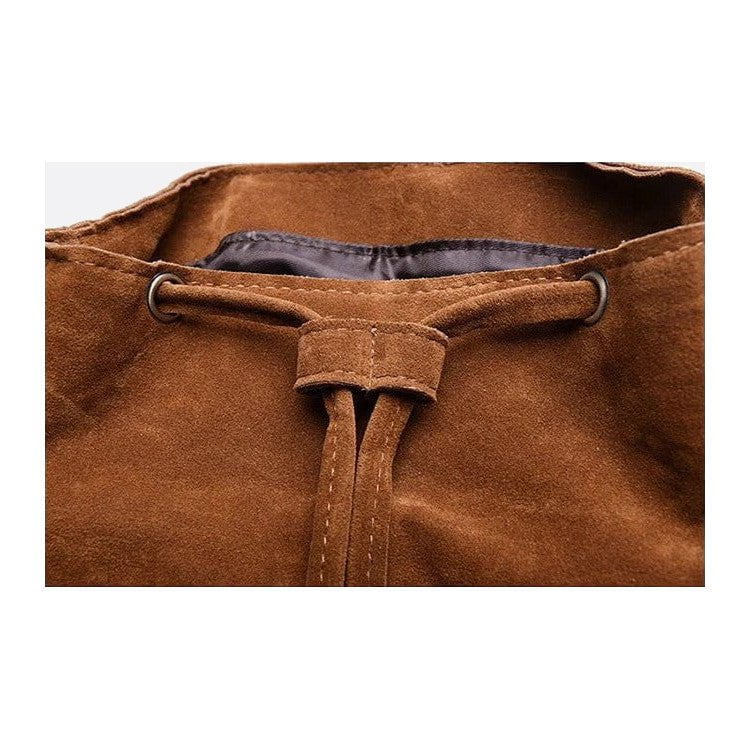 Resistencia | Boho Suede Rucksack mit Fransen