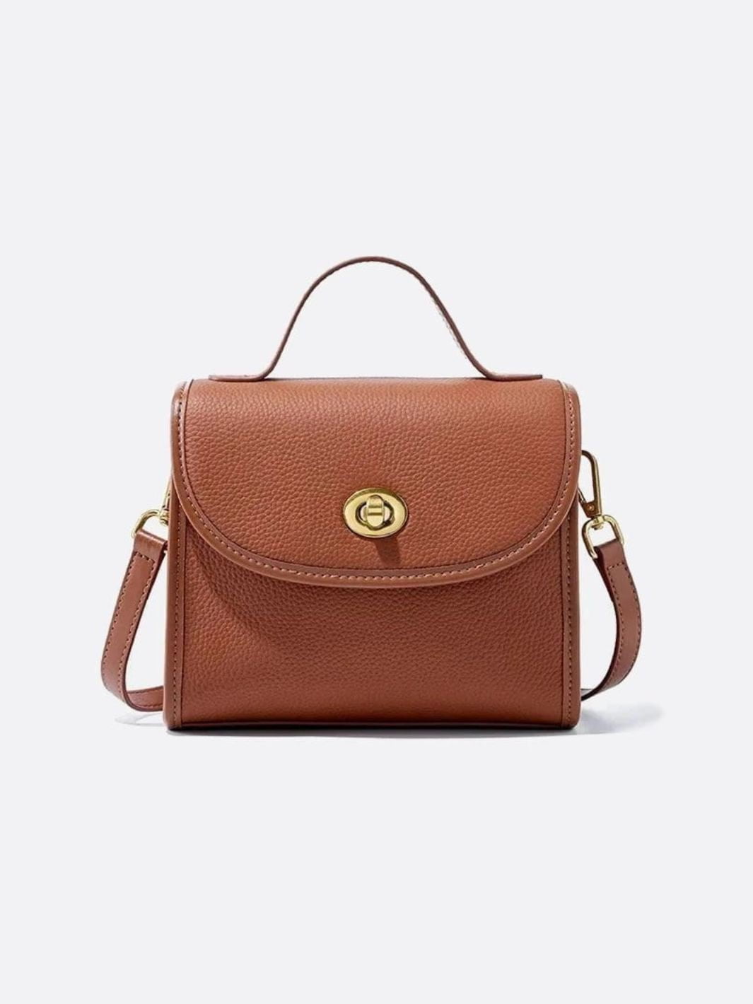 Bremen | Elegante Trapez‑Handtasche mit Drehverschluss