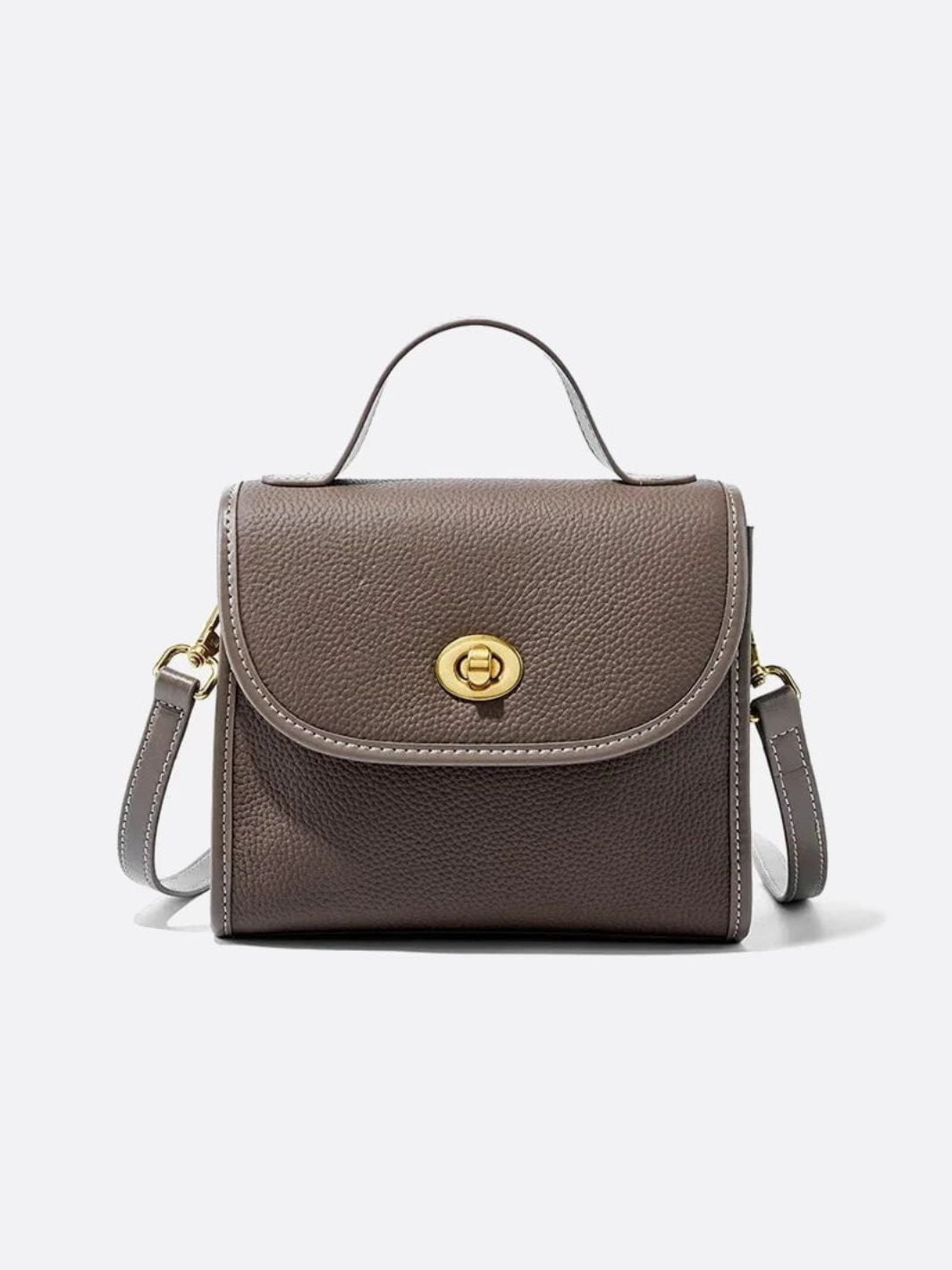 Bremen | Elegante Trapez‑Handtasche mit Drehverschluss