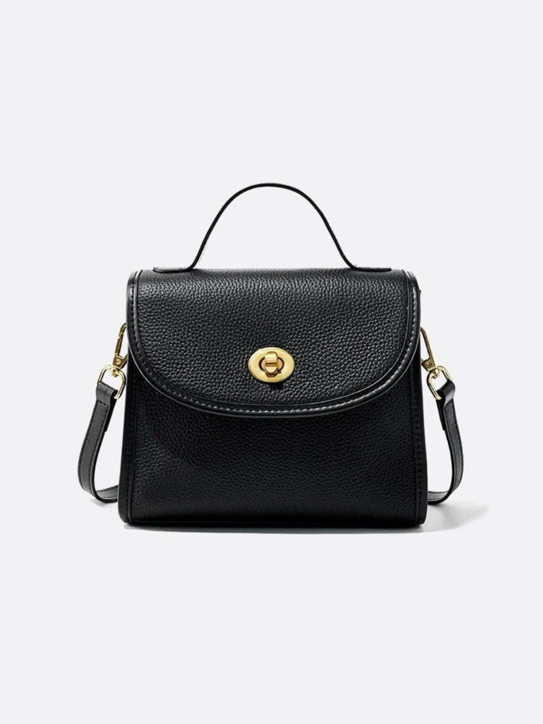 Bremen | Elegante Trapez‑Handtasche mit Drehverschluss