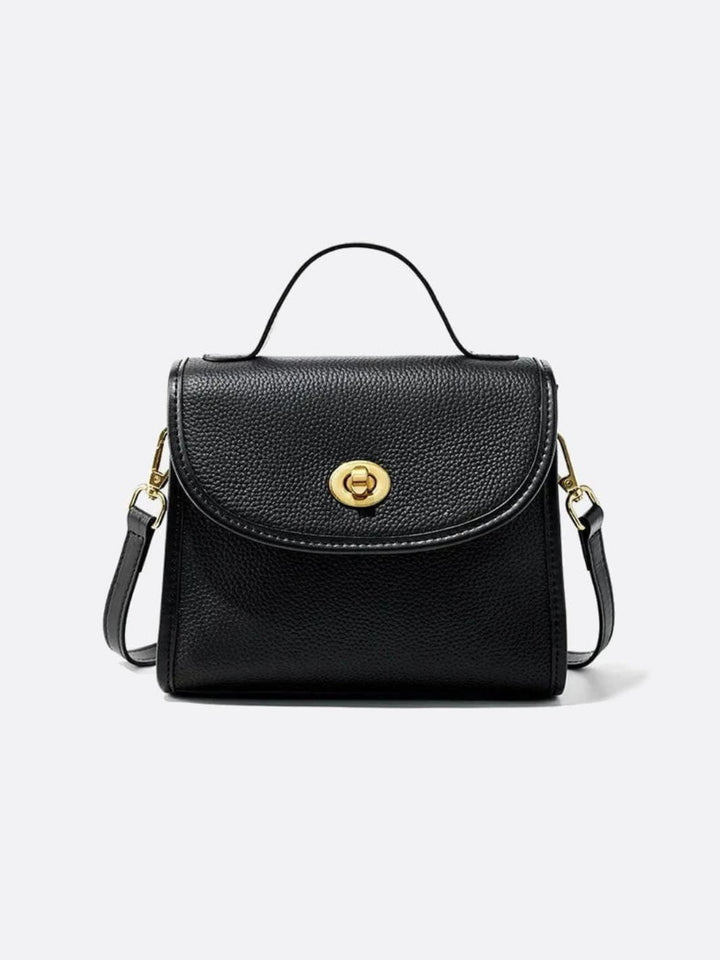 Bremen | Elegante Trapez‑Handtasche mit Drehverschluss