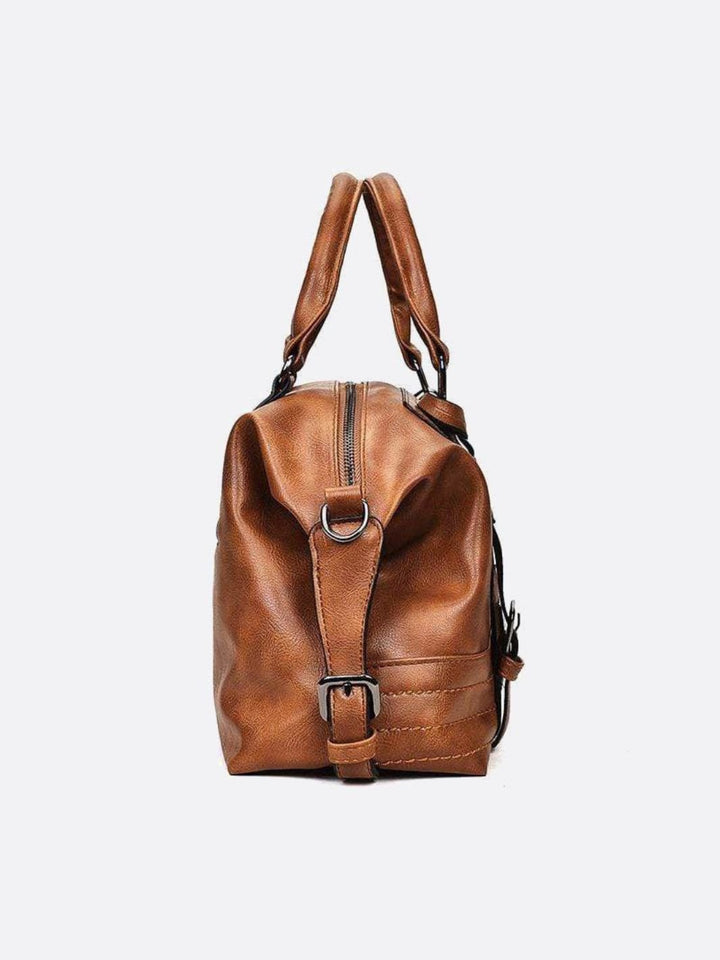 Agra | Retro Camel Shopper & Crossbody