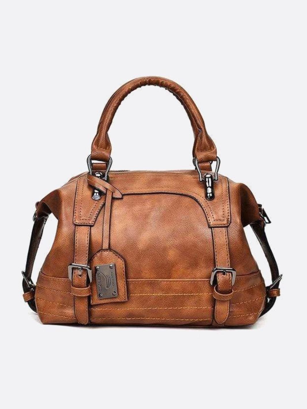 Agra | Retro Camel Shopper & Crossbody