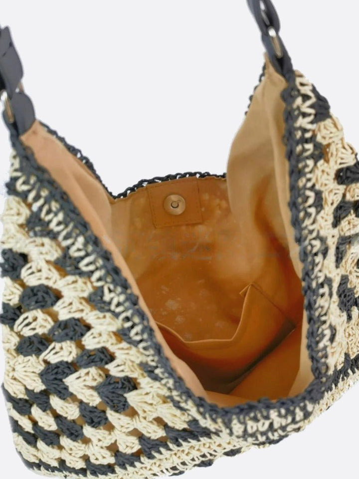 Chetumal | Gehäkelte Dreiecks-Schultertasche