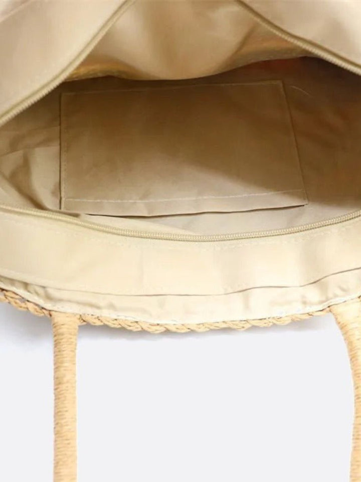Petrozavodsk | Gestreifte Woven Tote mit Tasseln