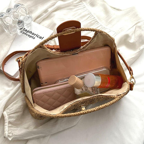Pasto | Luxuriöse Geflochtene Strohtasche