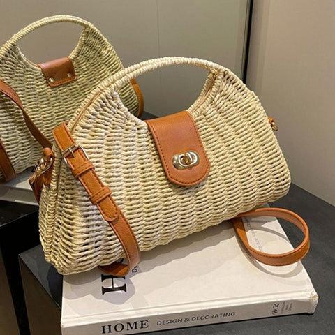 Pasto | Luxuriöse Geflochtene Strohtasche