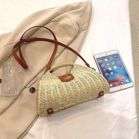 Pasto | Luxuriöse Geflochtene Strohtasche