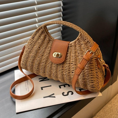 Pasto | Luxuriöse Geflochtene Strohtasche