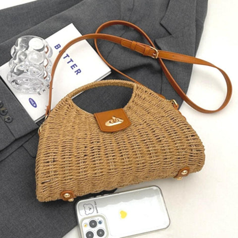Pasto | Luxuriöse Geflochtene Strohtasche