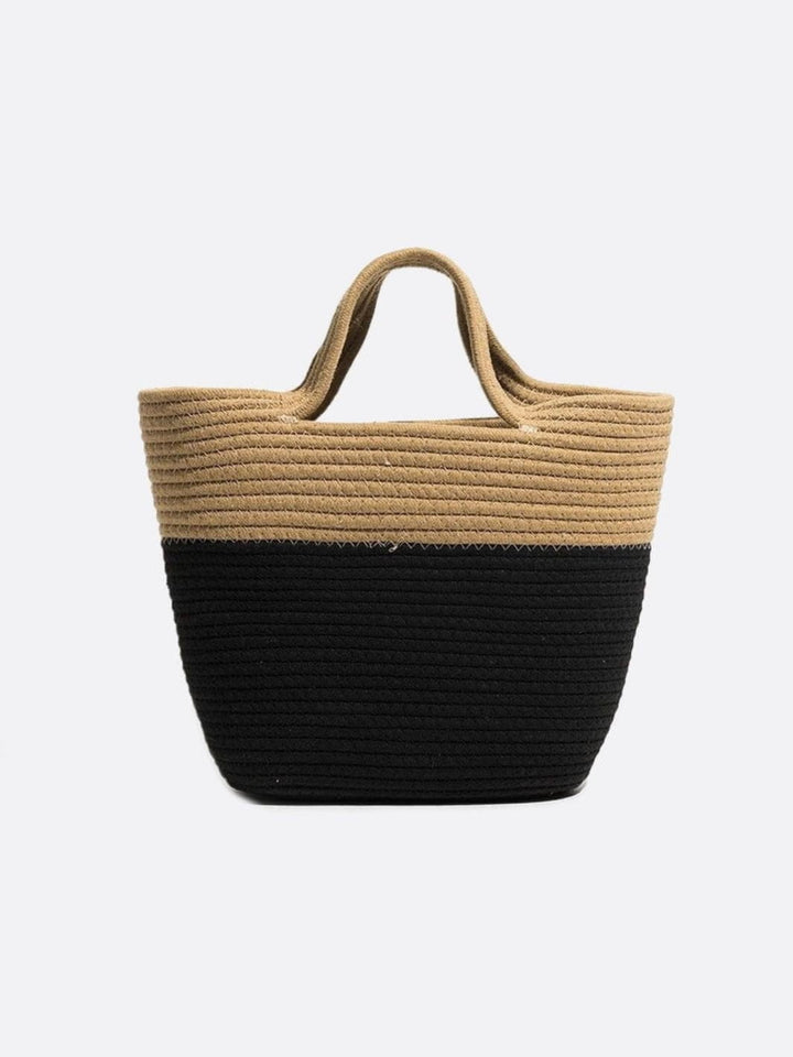 Lambarene | Zweifarbige Rope Tote Tasche
