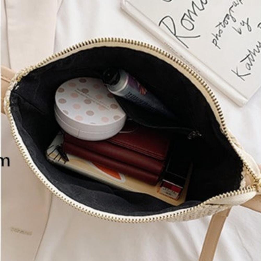 Havana | Handgewebte Mini-Strohtasche