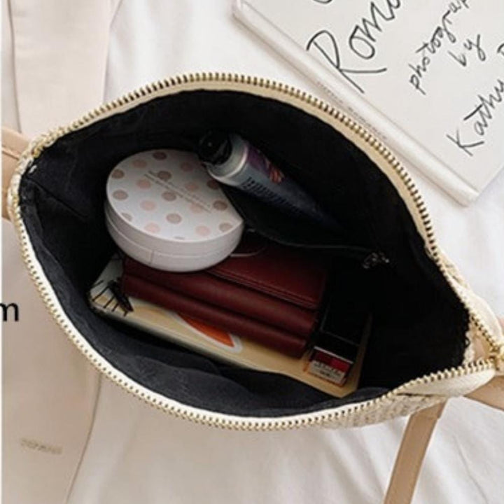Havana | Handgewebte Mini-Strohtasche