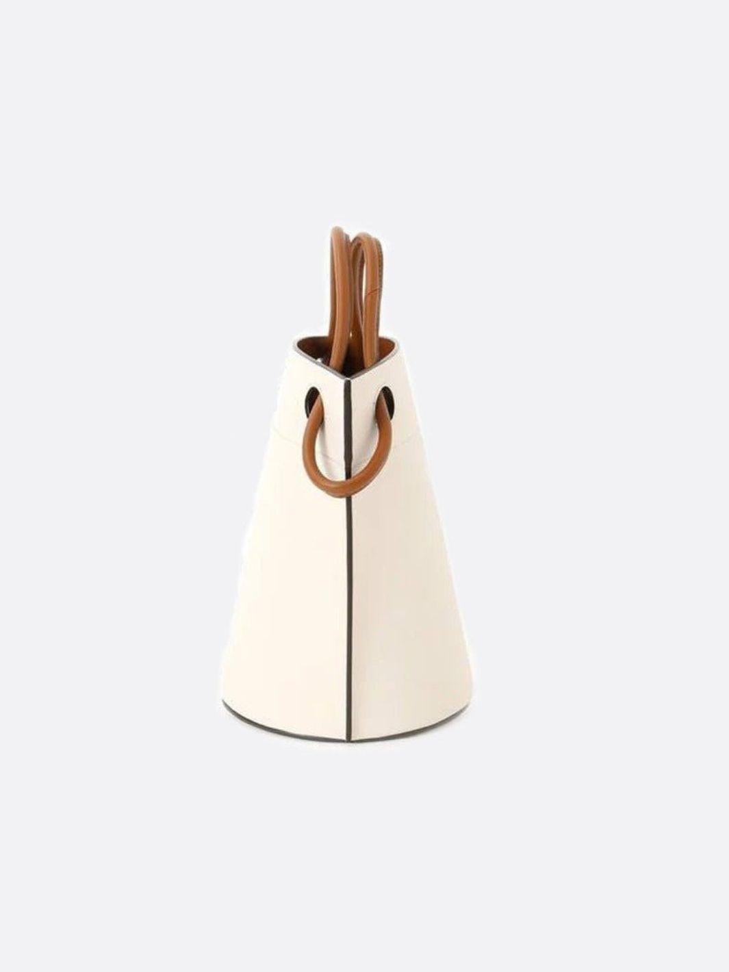 Genua | minimalistischer Bucket Bag in Weiß