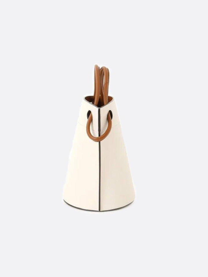 Genua | minimalistischer Bucket Bag in Weiß
