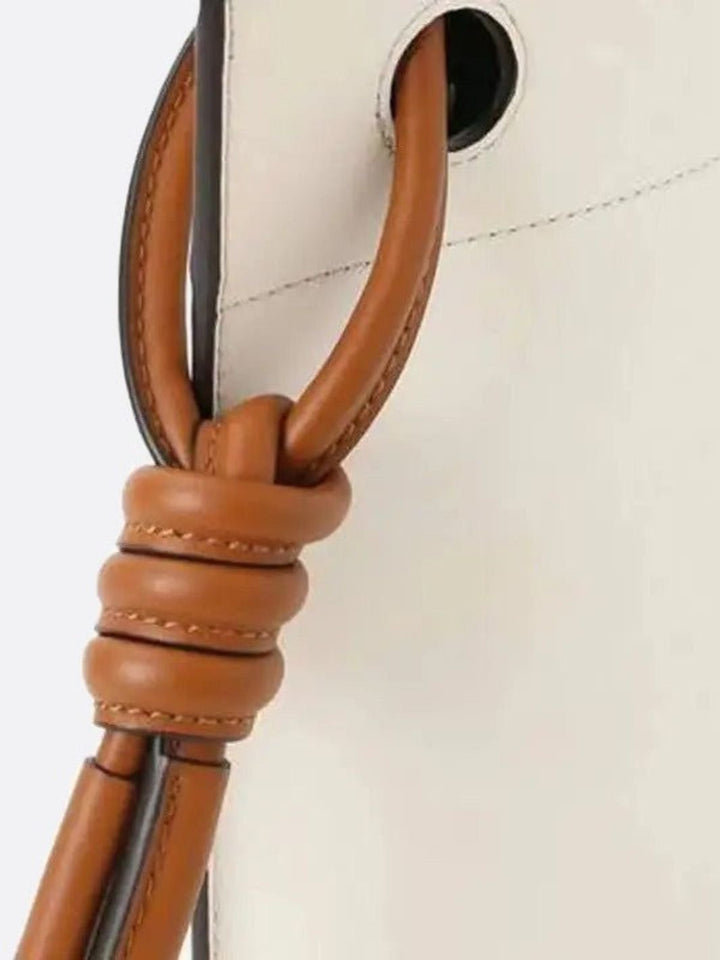 Genua | minimalistischer Bucket Bag in Weiß