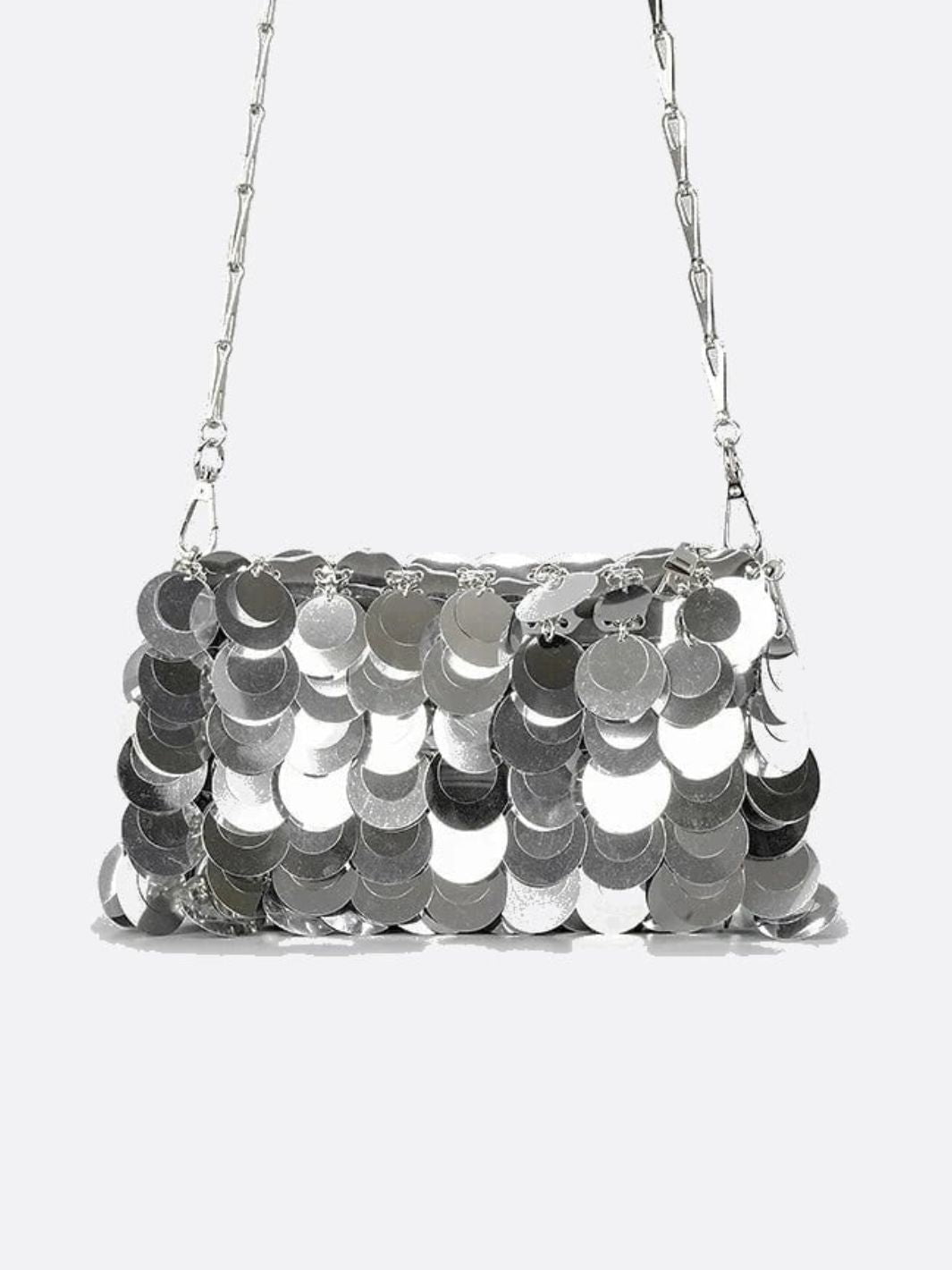 Buenos Aires | Pailletten‑Party‑Clutch mit Kette