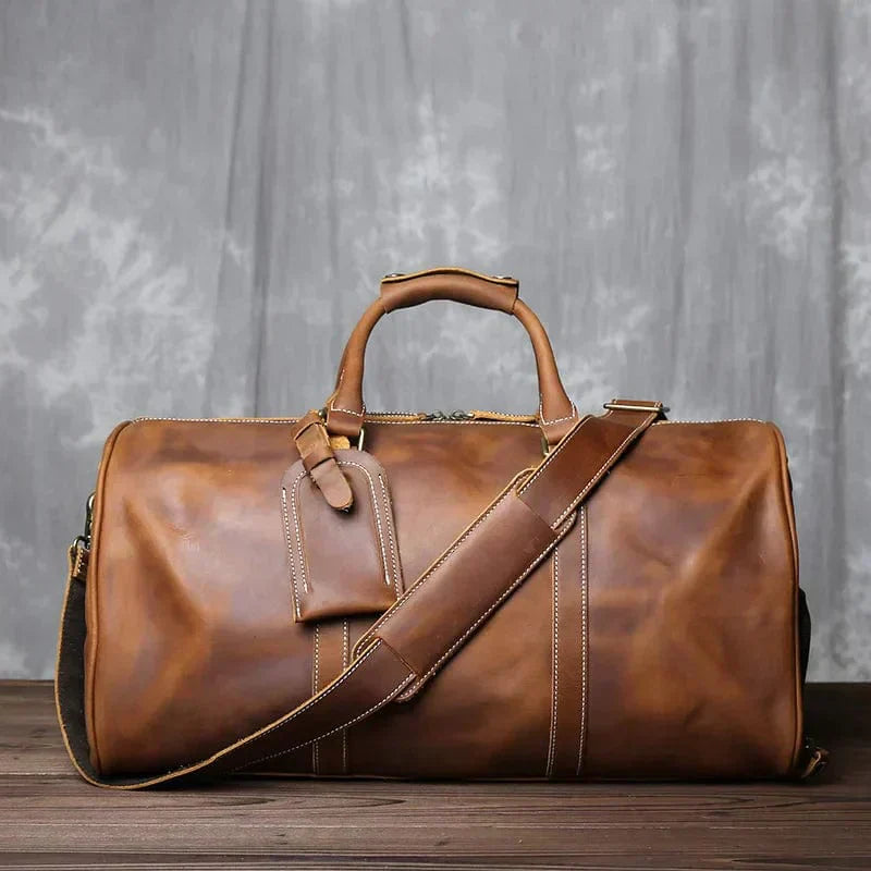 Zhuhai | Robuste Leder-Reisetasche