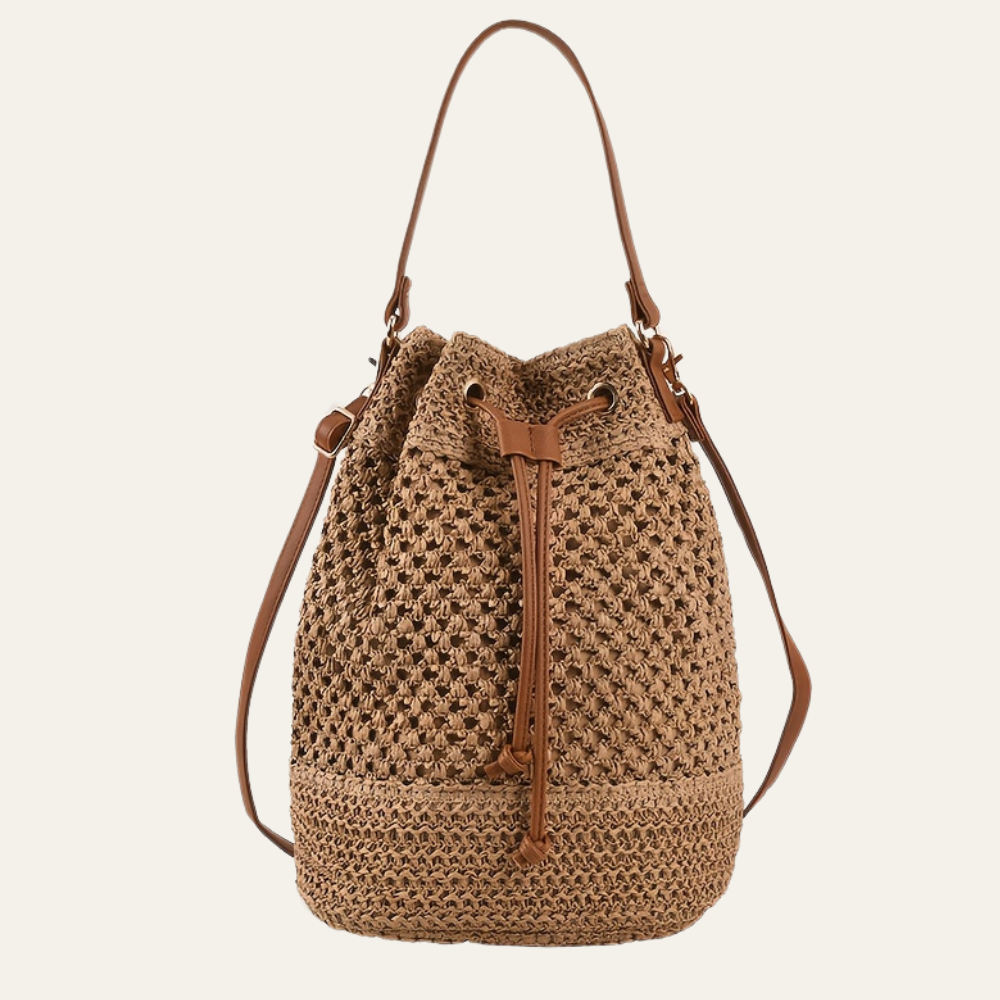 Dodoma | Raphia‑Bucket‑Bag mit Kordel