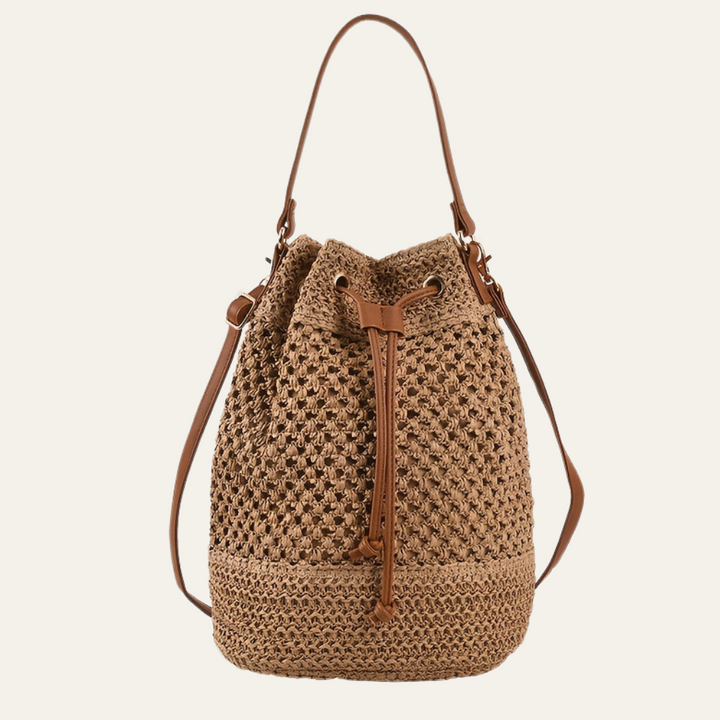 Dodoma | Raphia‑Bucket‑Bag mit Kordel