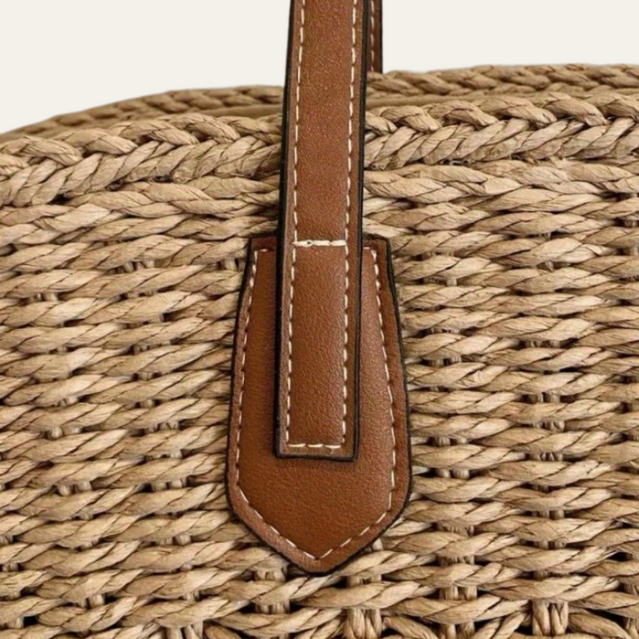 Giza | Handgewebter Strohtasche Cabas