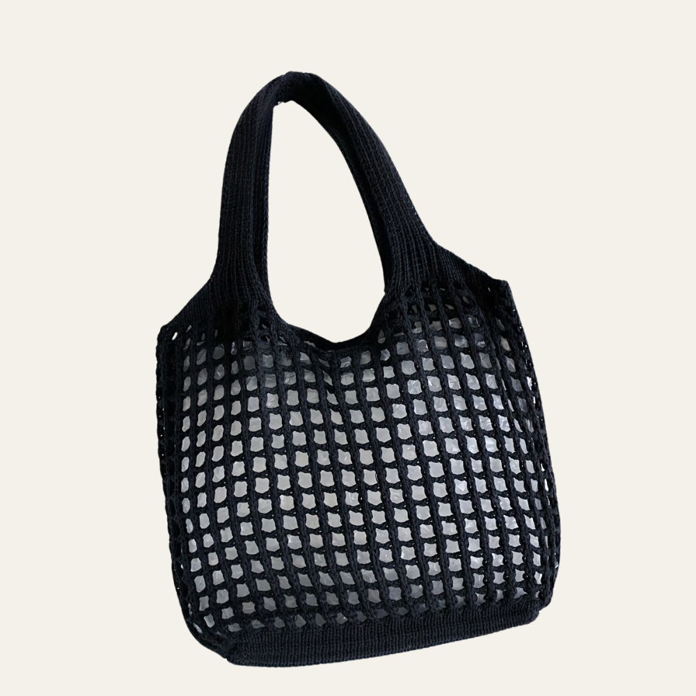 Taipei | Leichter Crochet Filet‑Tote