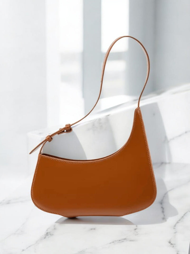 Jinan | Rote Leder-Schultertasche