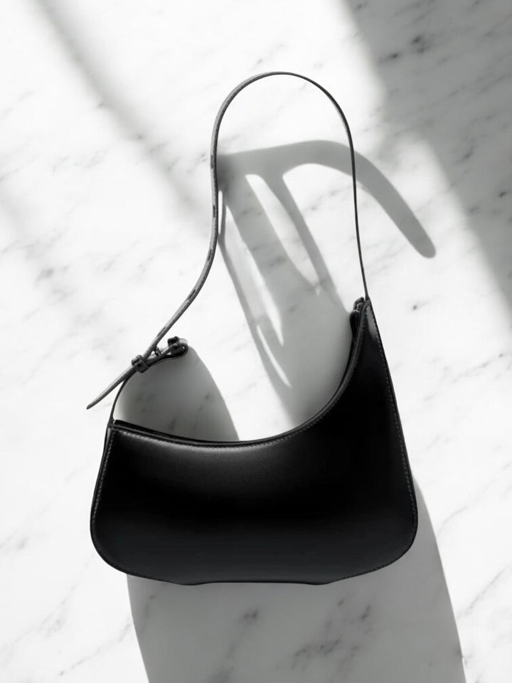 Jinan | Rote Leder-Schultertasche