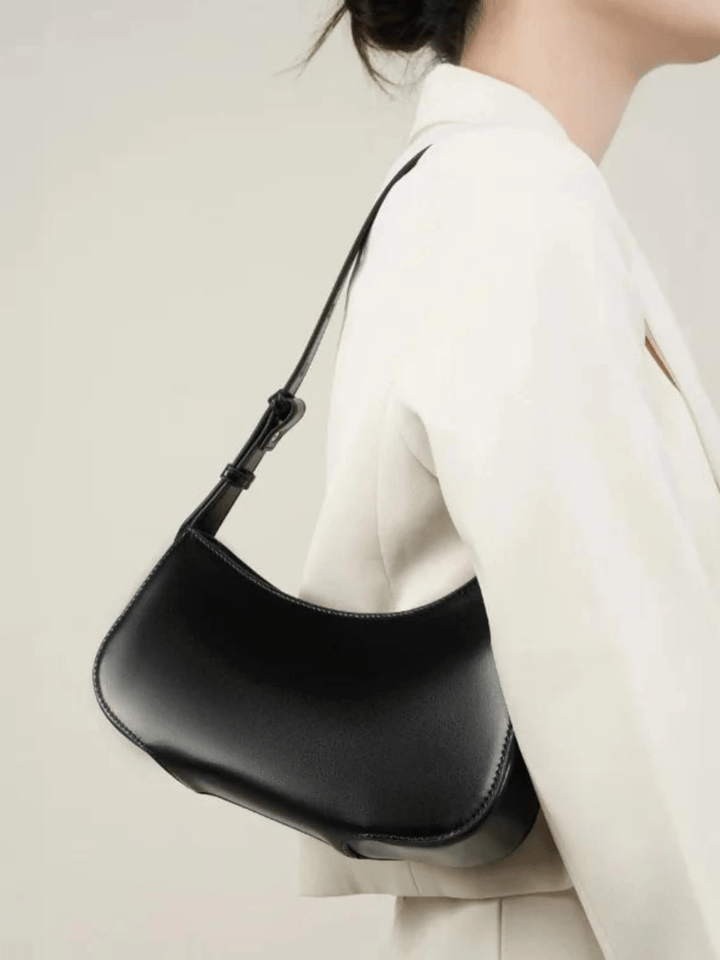 Jinan | Rote Leder-Schultertasche