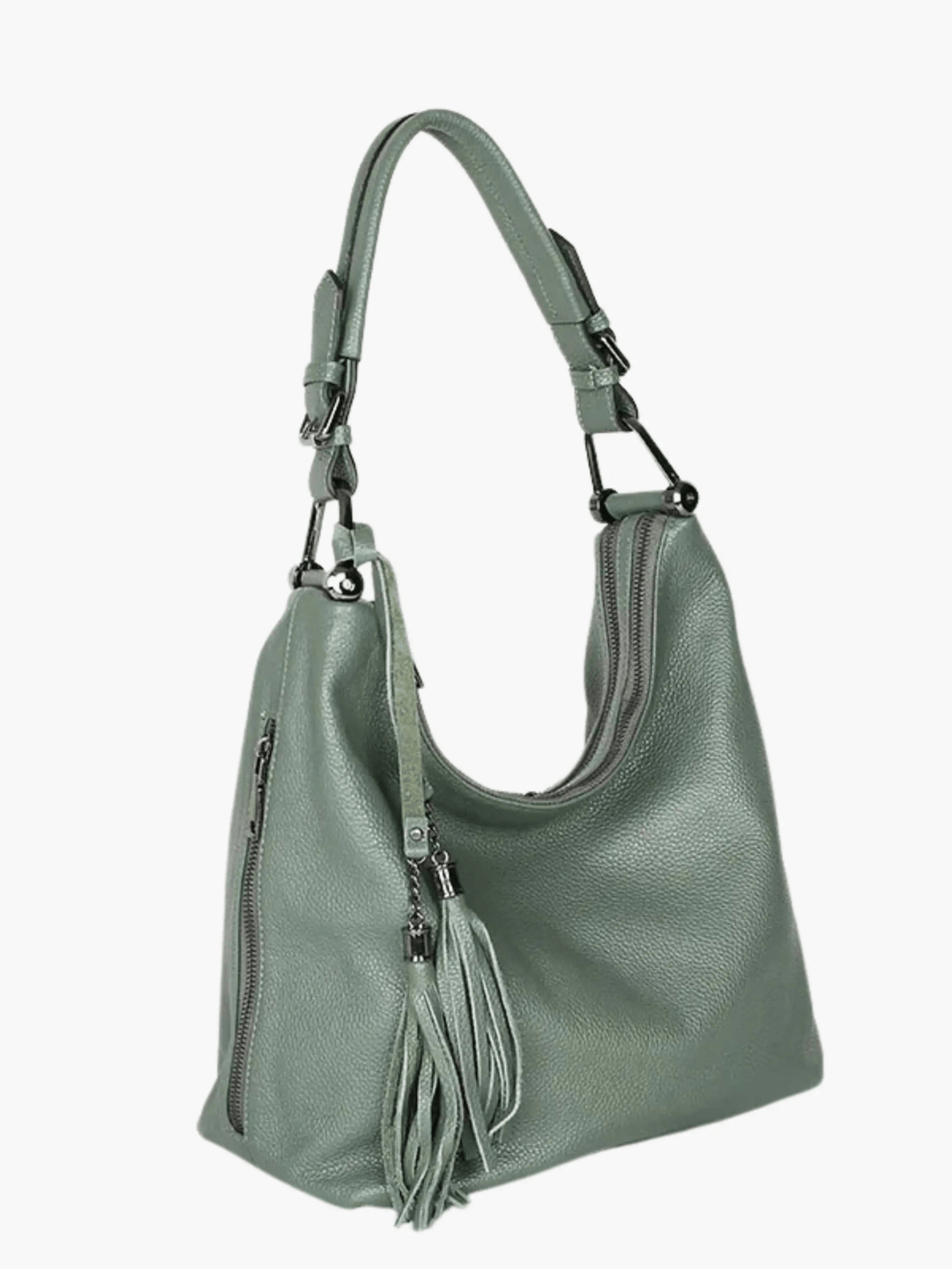 Saskatoon | Roter Leder Hobo Bag