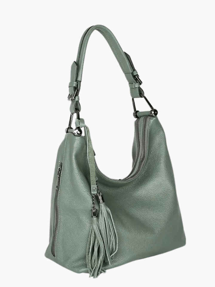 Saskatoon | Roter Leder Hobo Bag