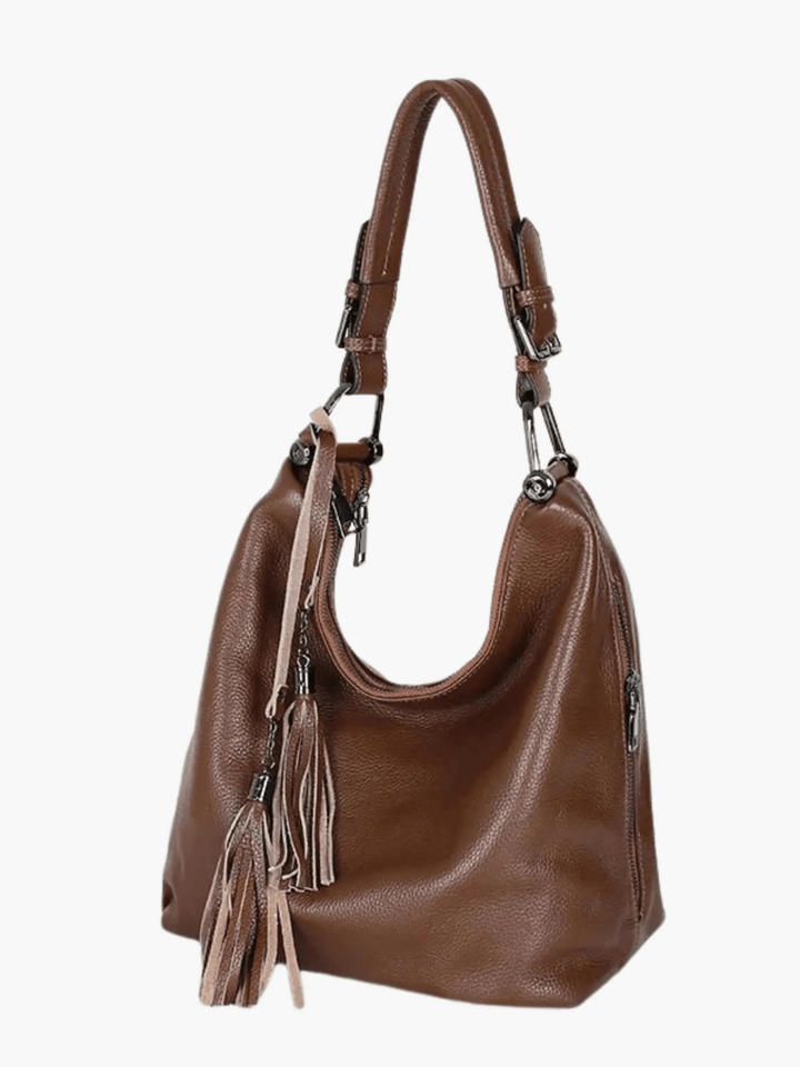 Saskatoon | Roter Leder Hobo Bag