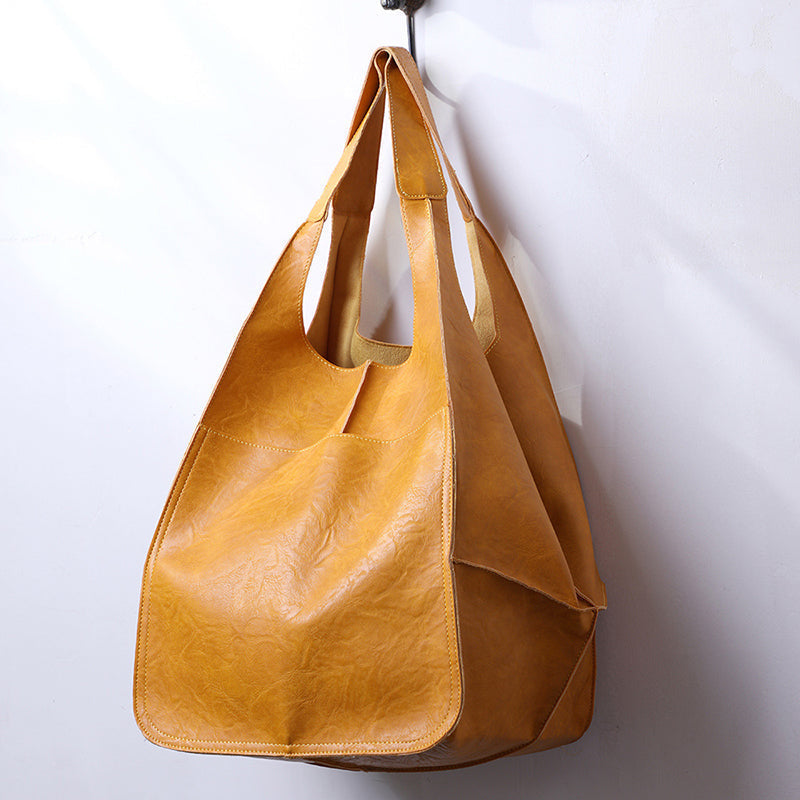 Beirut | Vintage Kunstleder Hand‑ & Schultertasche