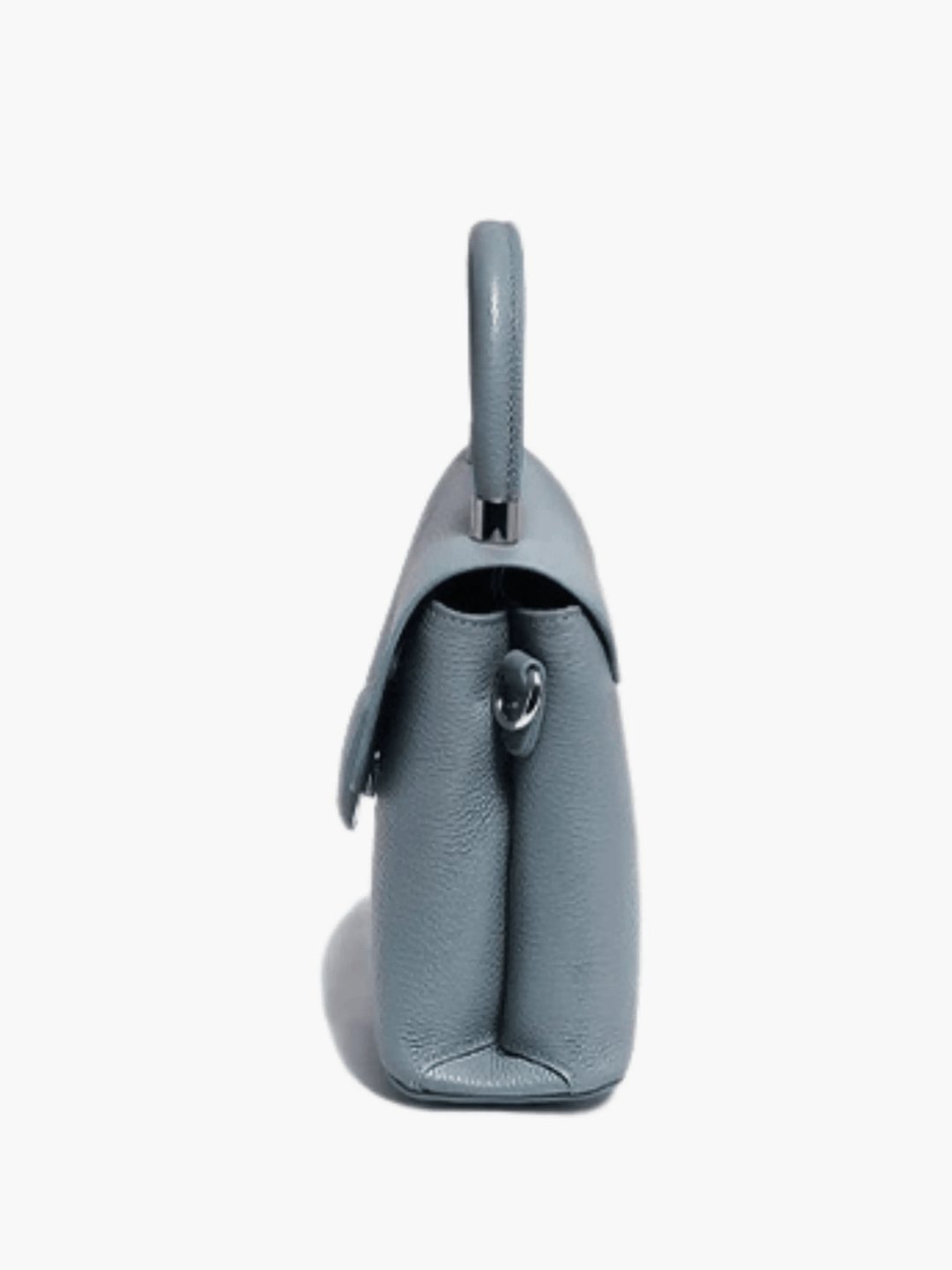 Canelones | Strukturierte Lederhandtasche Blau