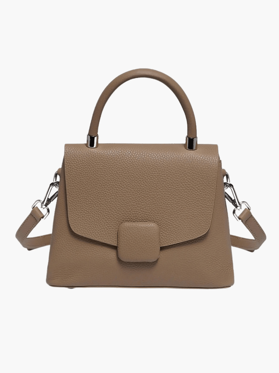 Canelones | Strukturierte Lederhandtasche Blau