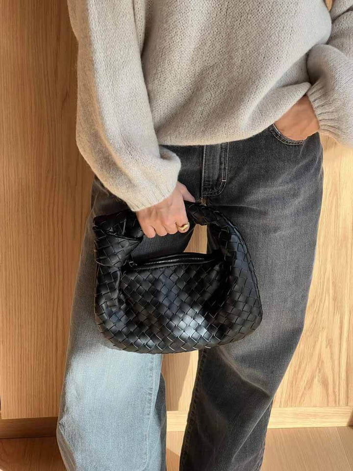 London | Handgewebte Mini-Handtasche