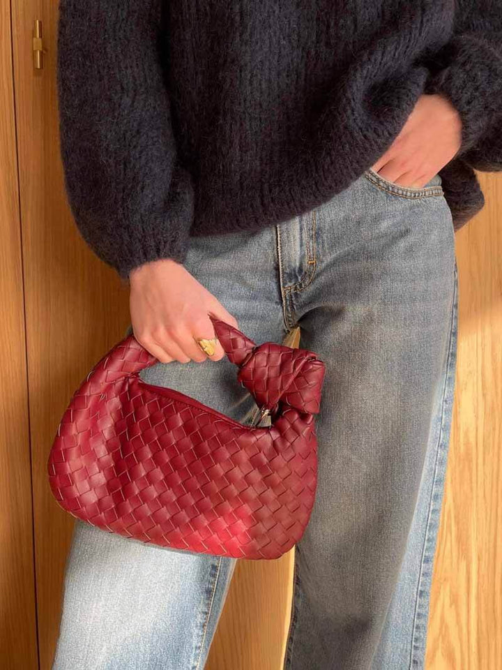 London | Handgewebte Mini-Handtasche
