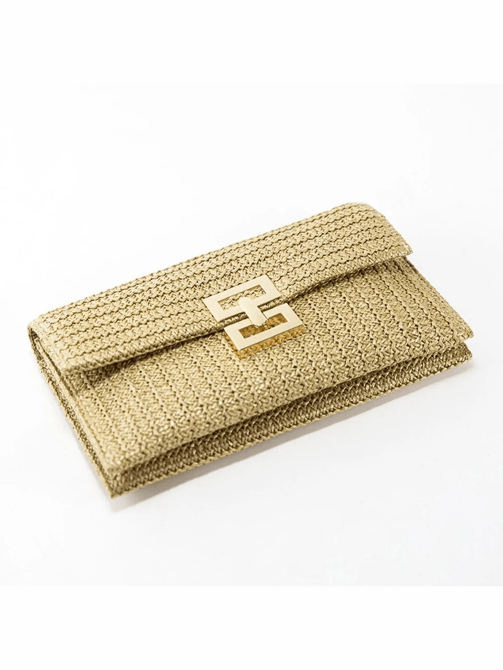 Zomba | Goldene Clutch Abendtasche