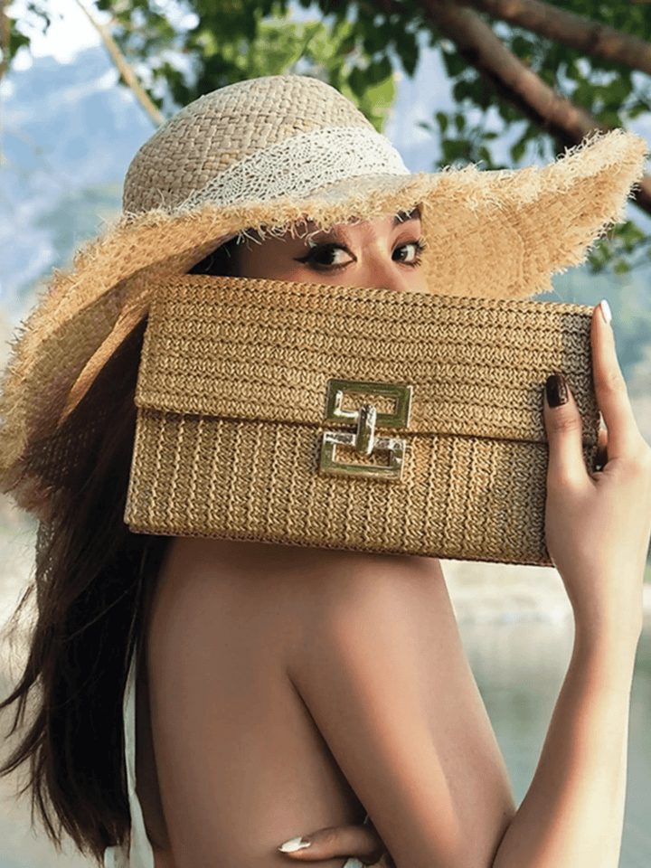 Zomba | Goldene Clutch Abendtasche