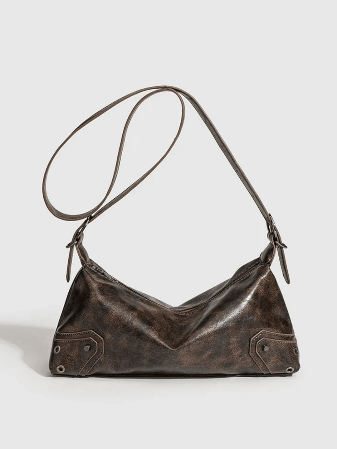 Irkutsk | Schultertasche aus Vintage-Lederoptik