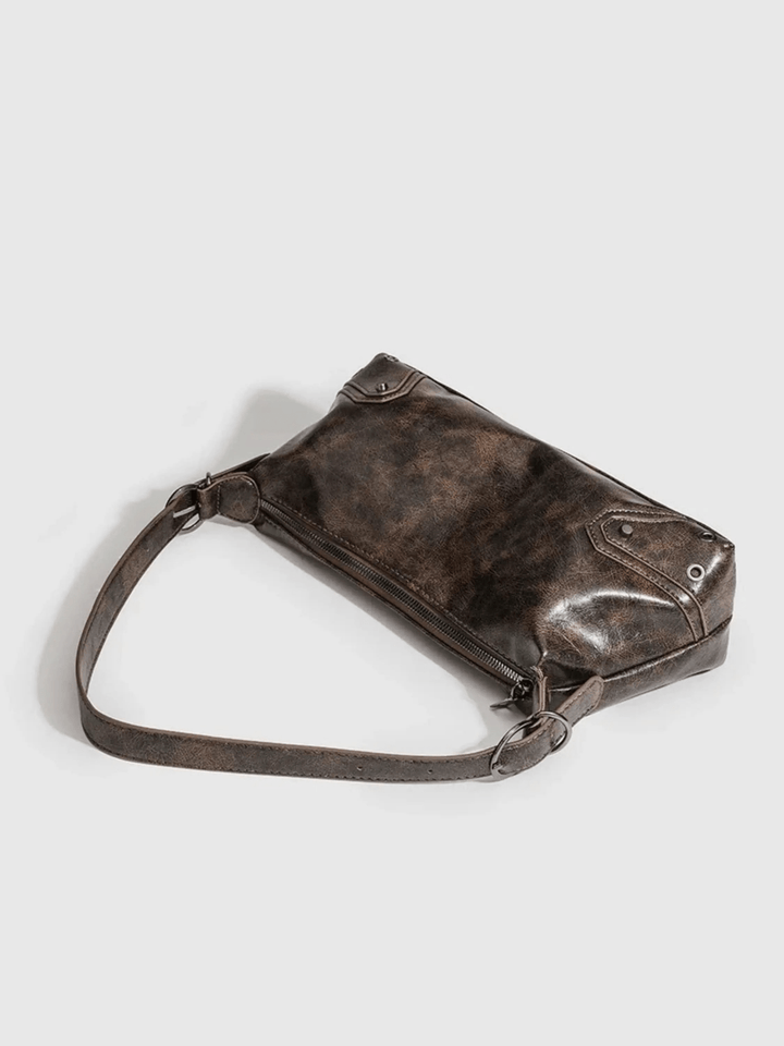 Irkutsk | Schultertasche aus Vintage-Lederoptik