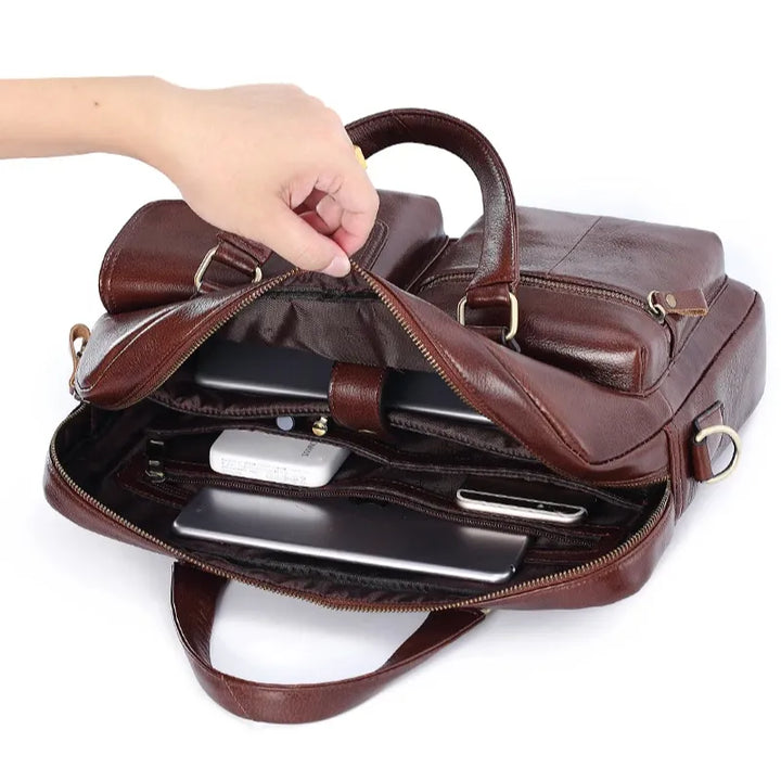 Muscat | Herren-Laptoptasche echtes Leder