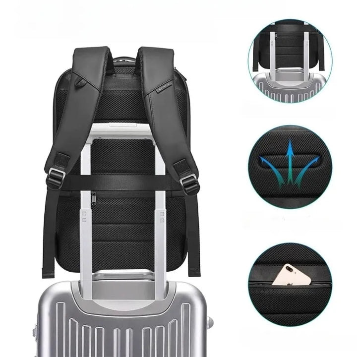 Johannesburg | Büro-Rucksack mit USB & Fächern