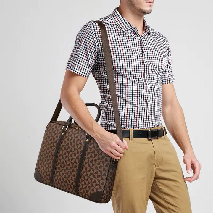Nagoya | Echtleder-Laptoptasche mit schulterriemen